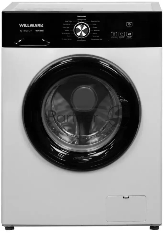 Стиральная машина WILLMARK WMF-6012B (6кг/1200 об.,SLIM,16 реж.,дисплей,A++, гаран. 5лет,бел+чёрн.)