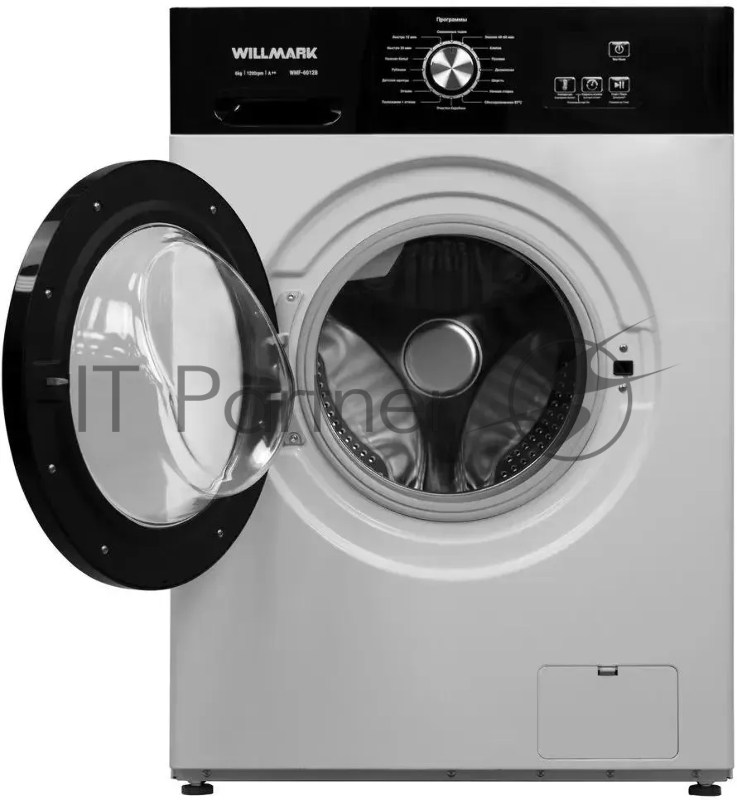Стиральная машина WILLMARK WMF-6012B (6кг/1200 об.,SLIM,16 реж.,дисплей,A++, гаран. 5лет,бел+чёрн.)