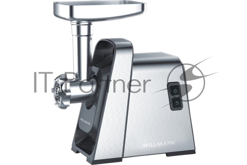Электромясорубка WILLMARK WMG-2140S (2200Вт,3.2 кг/мин,реверс,овощерез., кеббе,сос.,2 г.гар)