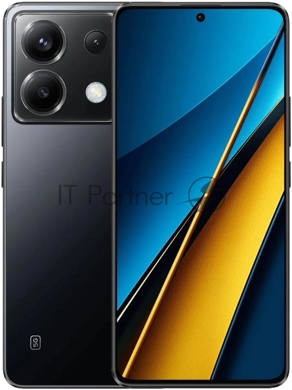 Смартфон Xiaomi POCO X6 5G 12/256Gb Black MZB0G2NRU (53132)