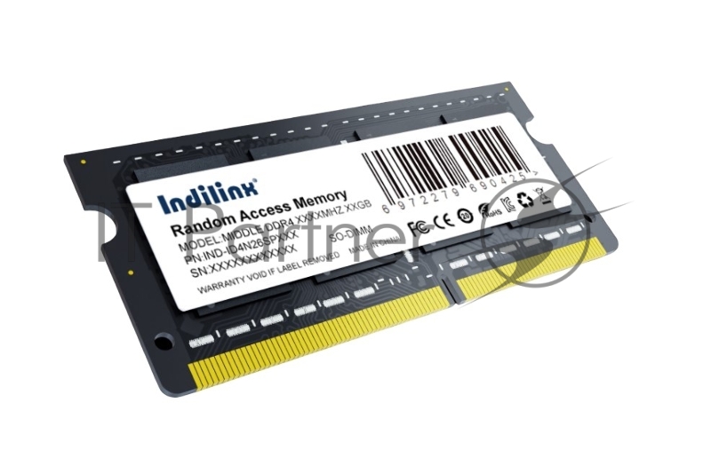 Память SO-DIMM DDR4 16Gb PC25600 3200MHz CL16 Indilinx 1.2V RTL (IND-ID4N32SP16X)