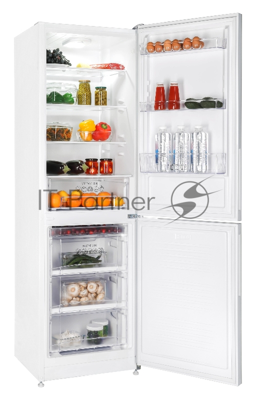 Холодильник NORDFROST NRG 162 NF W белый стекло