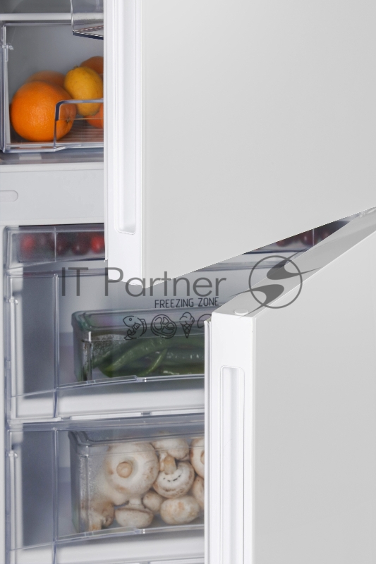 Холодильник NORDFROST NRG 162 NF W белый стекло