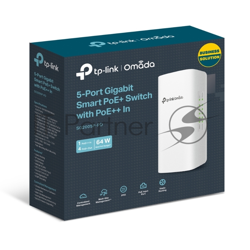 Коммутатор TP-LINK SG2005P-PD 5PORT 1000M POE