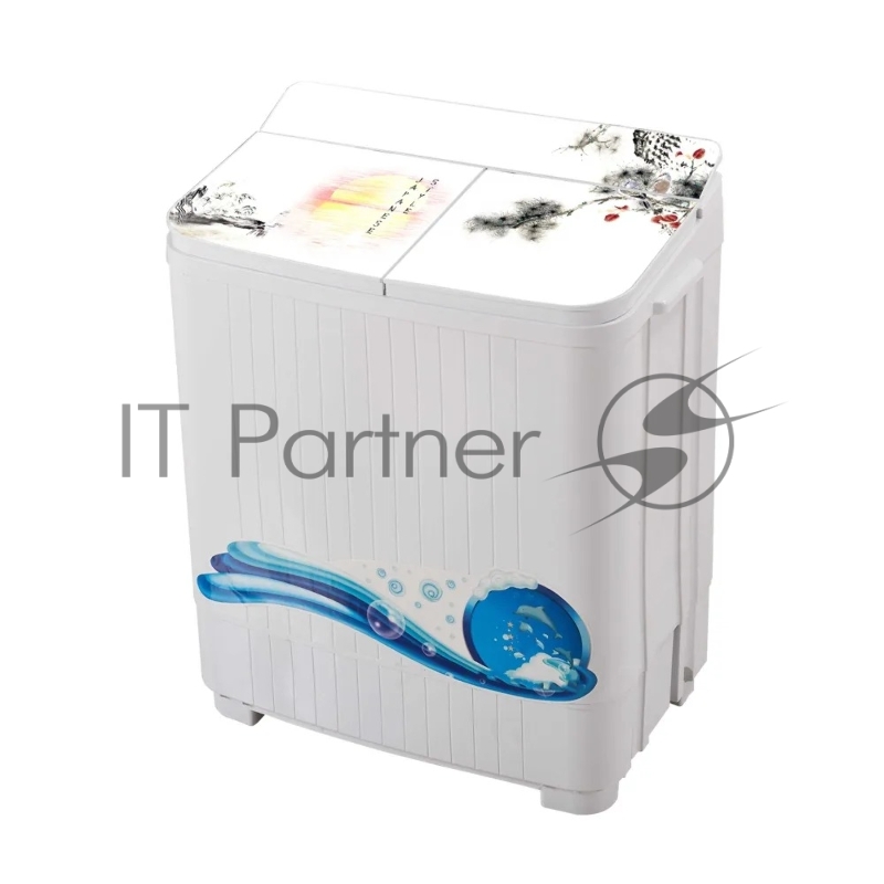 Стиральная машина OPTIMA МСП-66СТ (п/авт.,стекл. крыш.,стир./отж. 6,0кг/4,0кг,1350 об./мин.,насос)