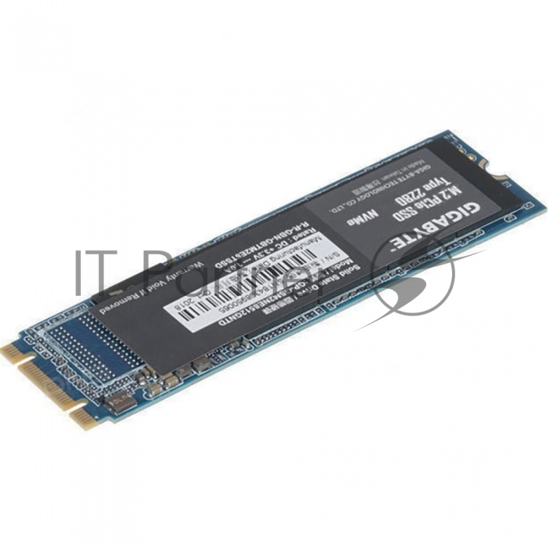 Накопитель SSD M.2 2280 256GB Gigabyte Client SSD GP-GSM2NE3256GNTD PCIe Gen3x4 with NVMe, 1700/1100, IOPS 180/250K, MTBF 1.5M, 3D TLC, 300TBW, NVMe 1.3, RTL