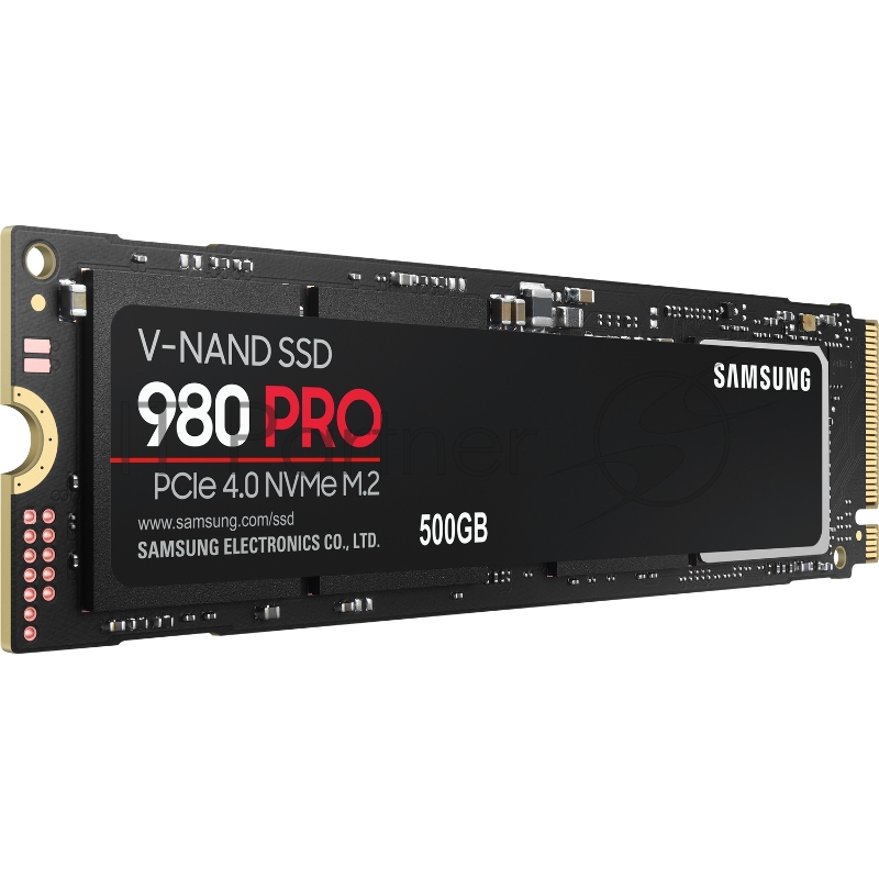 Накопитель SSD Samsung 500GB 980 PRO, V-NAND 3-bit MLC, Elpis, M.2 (2280) PCIe Gen 4.0 x4, NVMe 1.3c, R6900/W5000