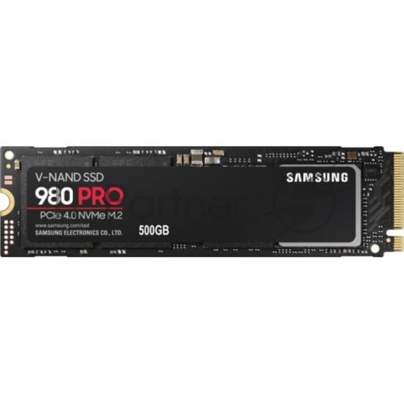 Накопитель SSD Samsung 500GB 980 PRO, V-NAND 3-bit MLC, Elpis, M.2 (2280) PCIe Gen 4.0 x4, NVMe 1.3c, R6900/W5000