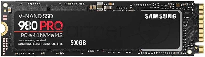 Накопитель SSD Samsung 500GB 980 PRO, V-NAND 3-bit MLC, Elpis, M.2 (2280) PCIe Gen 4.0 x4, NVMe 1.3c, R6900/W5000