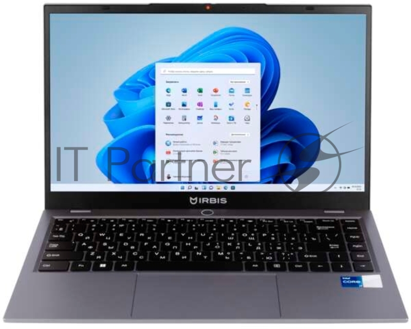 Ноутбук IRBIS 14NBP3005 14 FHD (1920x1080) IPS 300cd,Core i7-1255U,32Gb DDR4-3200(2),1Tb SSD,Wi-Fi 6+BT 5,5300mAh,Metal case,Kbd Backlit,Type-C PD charger,FPS,TPM 2.0,1.55kg,Grey,3y warranty,Win11Pro