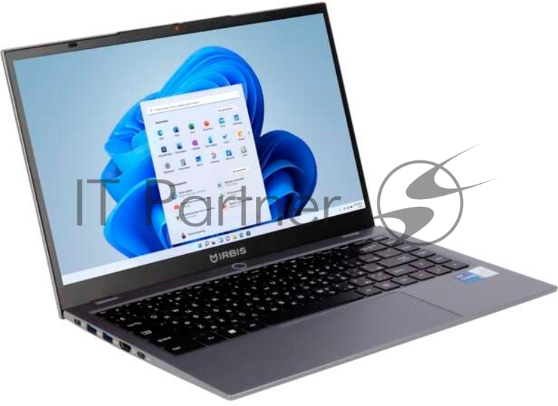 Ноутбук IRBIS 14NBP3005 14 FHD (1920x1080) IPS 300cd,Core i7-1255U,32Gb DDR4-3200(2),1Tb SSD,Wi-Fi 6+BT 5,5300mAh,Metal case,Kbd Backlit,Type-C PD charger,FPS,TPM 2.0,1.55kg,Grey,3y warranty,Win11Pro