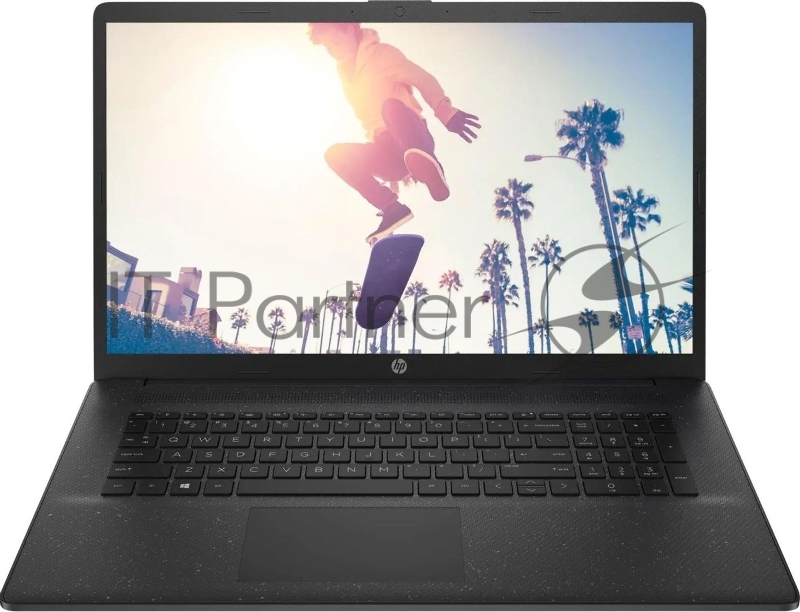 Ноутбук HP 7P563EA Core i3 N305 8Gb SSD256Gb Intel UHD Graphics 17.3 IPS FHD (1920x1080) Free DOS black WiFi BT Cam