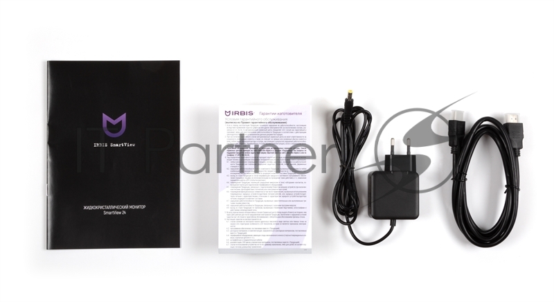 Монитор IRBIS SMARTVIEW 24 23.8 LED Monitor 1920x1080, 16:9, IPS, 250 cd/m2, 1000:1, 5ms, 178°/178°, USB-C(65W), HDMI, USB 2.0x2, PJack, Audio output, 75Hz, наклон, внешн. бп. Black МИНПРОМТОРГ (МПТ) 3y