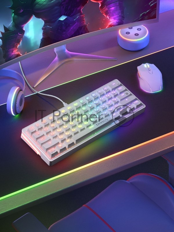 Клавиатура DEFENDER MECHANICAL DEIMOS GK-303 RU RGB 45304