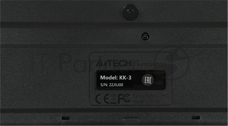 Клавиатура A4Tech KR-3 черный USB