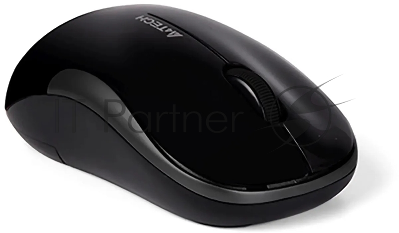 Мышь A4Tech G3-300NS черный оптическая (1200dpi) silent беспроводная USB для ноутбука (2but)