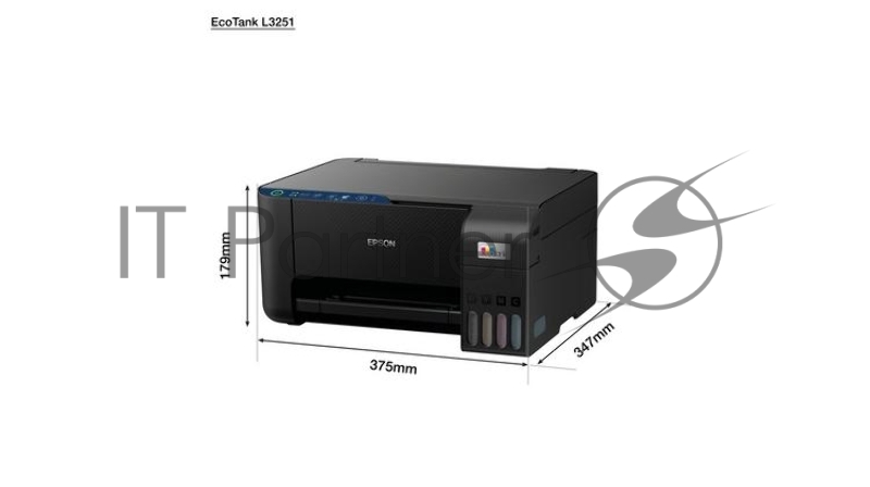 МФУ струйный Epson EcoTank L3251 (A4, принтер/сканер/копир, 5760x1440dpi, 33чб/15цв. ppm, СНПЧ, WiFi, USB) (C11CJ67419/C11CJ67302)