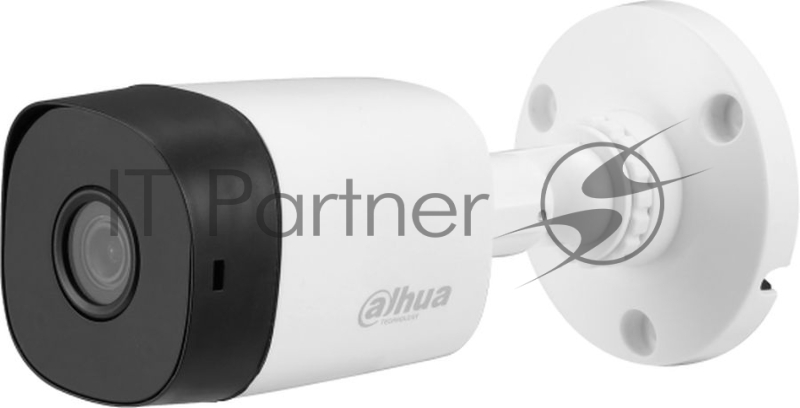 Камера видеонаблюдения аналоговая Dahua DH-HAC-B1A21P-0280B 2.8-2.8мм HD-CVI HD-TVI цв. корп.:белый