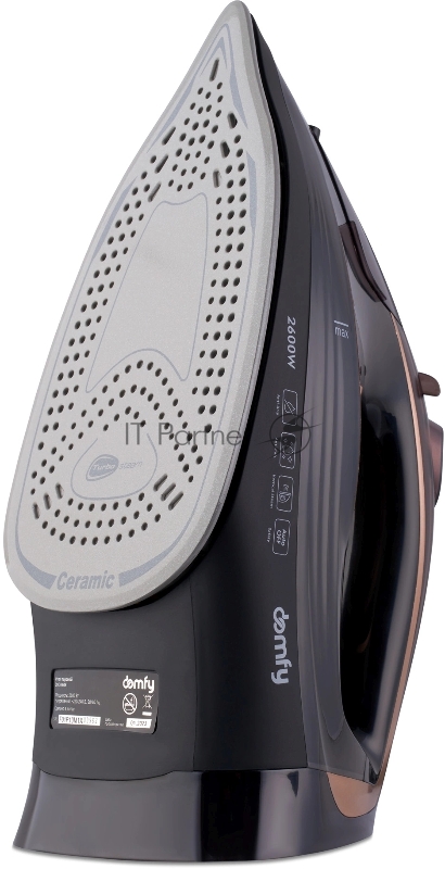 Утюг Domfy DSC-EI605 2600Вт черный/золотистый