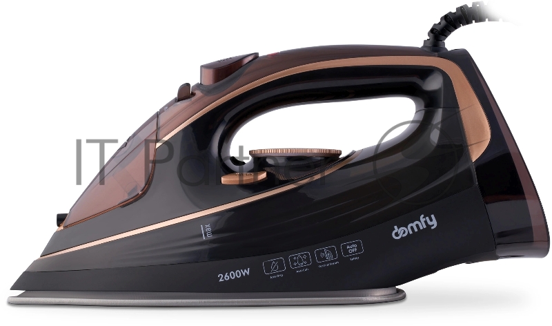 Утюг Domfy DSC-EI605 2600Вт черный/золотистый