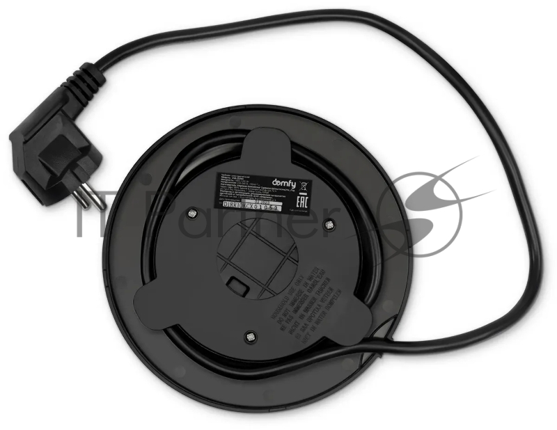 Чайник электрический Domfy DSB-EK304 1.7л. 2200Вт черный (корпус: стекло)