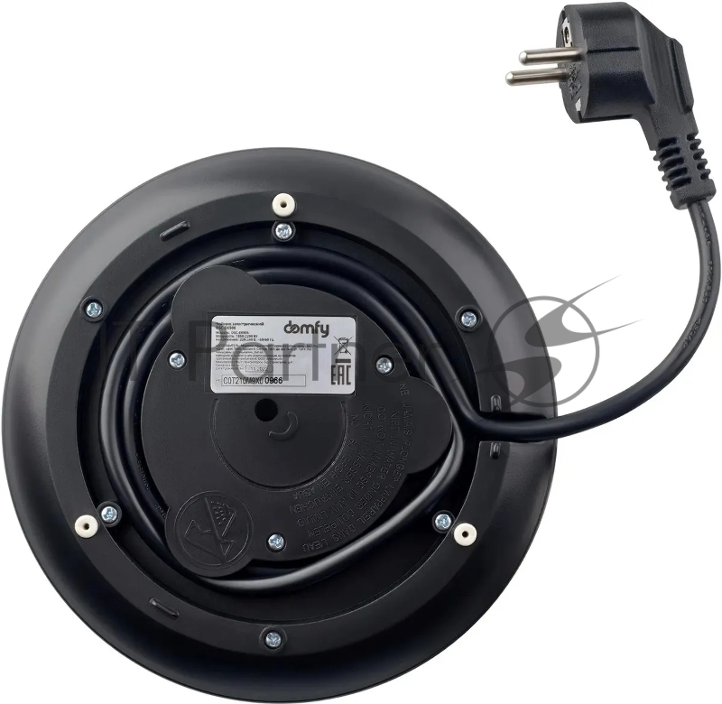 Чайник электрический Domfy DSC-EK506 1.7л. 2200Вт красный/черный (корпус: нержавеющая сталь)