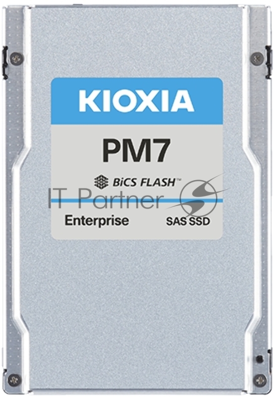 Твердотельный накопитель KIOXIA Enterprise SSD 3840GB 2,5 15mm (SFF) PM7-R, SAS 24G (SAS-4, 22,5Gbit/s), R4200/W3650MB/s, IOPS(R4K) 720K/155K, MTTF 2,5M, 1DWPD/5Y (Read Intensive), TLC, (replace KPM61RUG3T84)