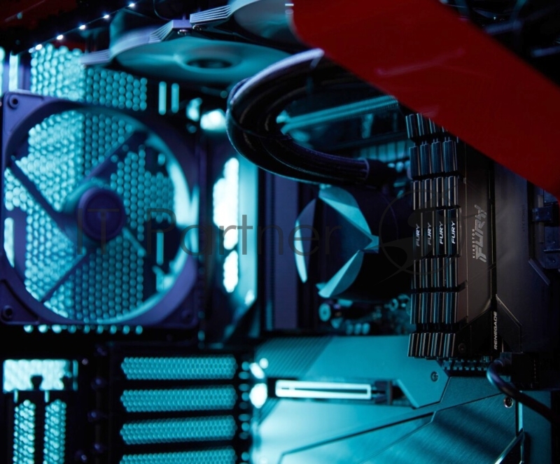 Оперативная память 16GB Kingston DDR4 3200 DIMM FURY Renegade Black Gaming Memory KF432C16RB2K2/16 Non-ECC, CL16,1.35V, Кит 2х8GB , RTL