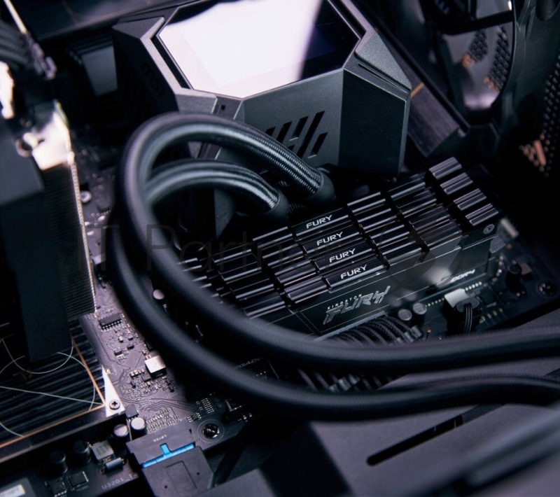 Оперативная память 16GB Kingston DDR4 3200 DIMM FURY Renegade Black Gaming Memory KF432C16RB2K2/16 Non-ECC, CL16,1.35V, Кит 2х8GB , RTL