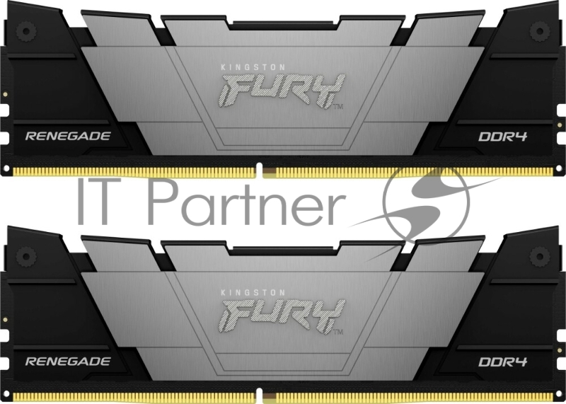 Оперативная память 16GB Kingston DDR4 3200 DIMM FURY Renegade Black Gaming Memory KF432C16RB2K2/16 Non-ECC, CL16,1.35V, Кит 2х8GB , RTL