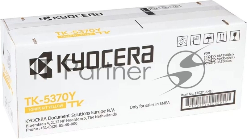 Картридж лазерный Kyocera TK-5370Y 1T02YJANL0 желтый (5000стр.) для Kyocera PA3500cx/MA3500cix/MA3500cifx
