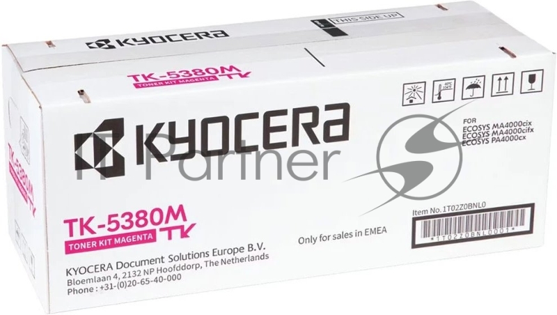 Картридж лазерный Kyocera TK-5380M 1T02Z0BNL0 пурпурный (10000стр.) для Kyocera PA4000cx/MA4000cix/MA4000cifx