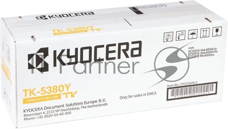 Картридж лазерный Kyocera TK-5380Y 1T02Z0ANL0 желтый (10000стр.) для Kyocera PA4000cx/MA4000cix/MA4000cifx
