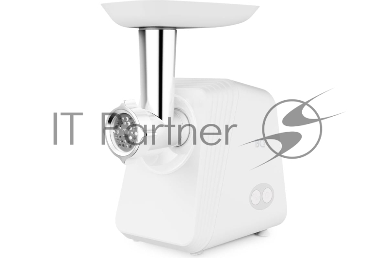 Электрическая мясорубка BQ MG2006 White. Мощность:2100 Вт/Производителность:2кг/мин/ Реверс/ Перфорированные диски/ Диски с диаметром отверстий 3, 5 и 7 мм для приготовления фарша/ Нож из нержавеющей стали/ самозатачивающийся нож продлевает срок служ