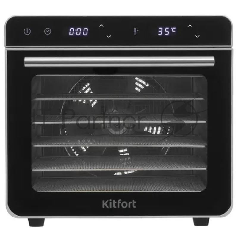 Сушка для фруктов и овощей Kitfort КТ-1948 6под. 700Вт нержавеющая сталь