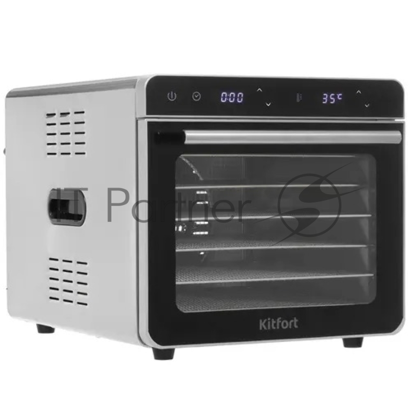 Сушка для фруктов и овощей Kitfort КТ-1948 6под. 700Вт нержавеющая сталь