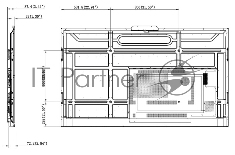 Дисплеи LED HIKVISION DS-D5B86RB/C