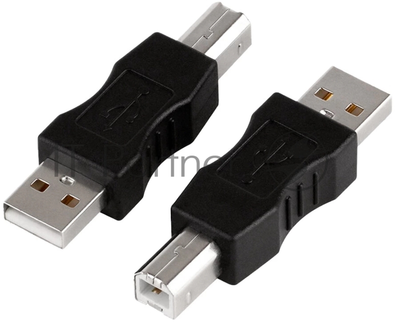 Переходник GCR USB 2.0 AM / BM, штекер - штекер, GCR-54933