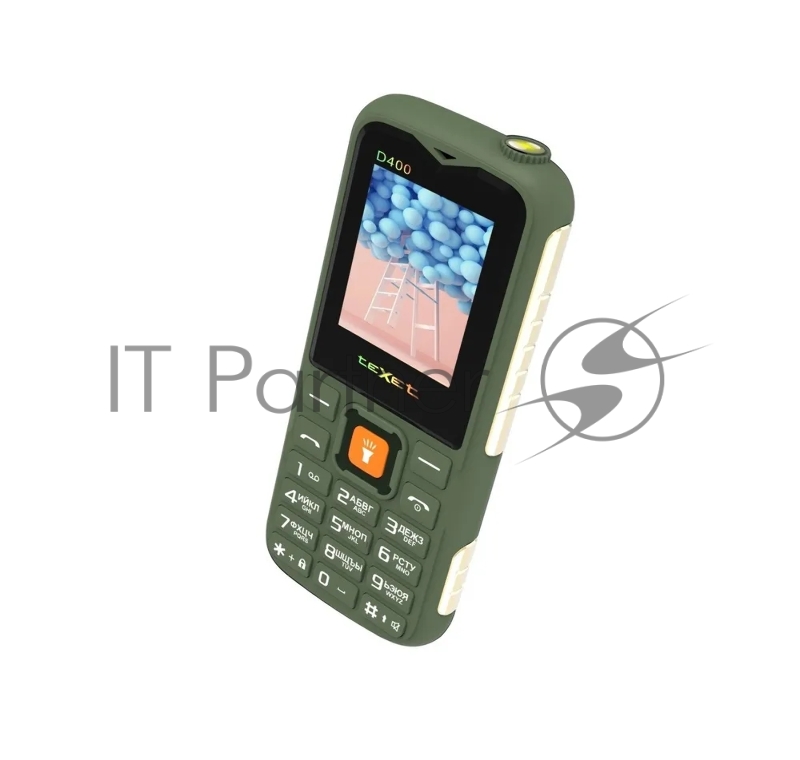 Мобильный телефон teXet TM-D400 цвет зеленый