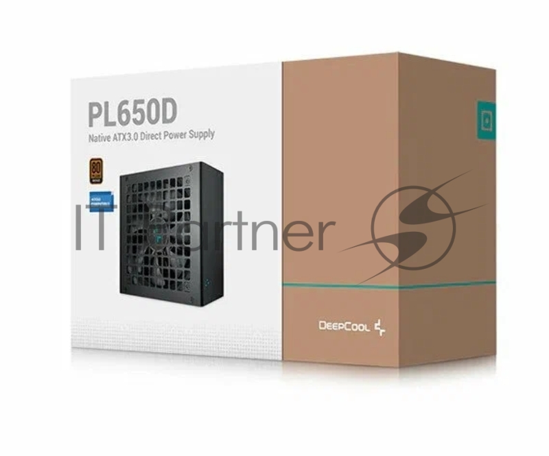 Блок питания Deepcool PL650D (ATX 3.0, 650W, PWM 120mm fan, Active PFC+DC to DC, 80+ BRONZE) RET