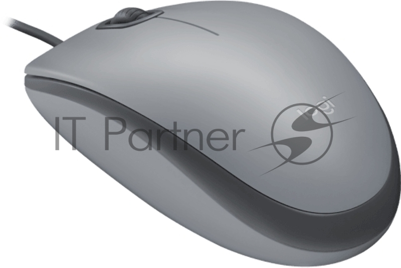 Мышь Logitech M110 серый/темно-серый оптическая (1000dpi) silent USB (2but)