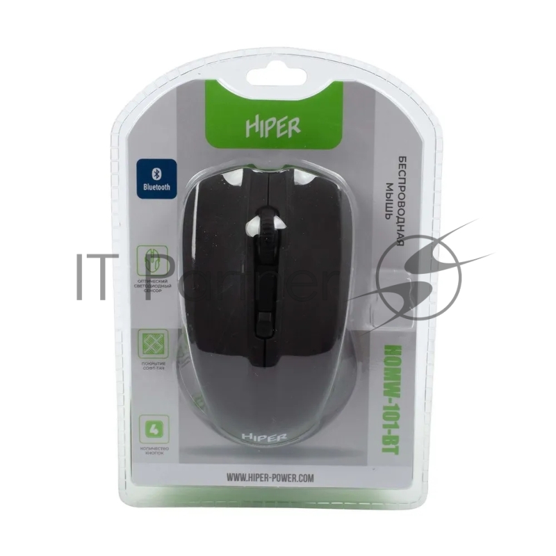 Мышь беспроводная HIPER BLUETOOTH MOUSE HOMW-101-BT BLACK