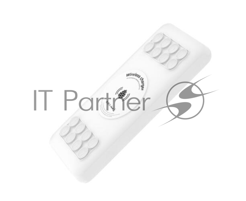 GCR PowerBank на 10000mAh беспроводная зарядка Qi с креплением 15W + QC 3.0 + PD 18W, белый, GCR-54774