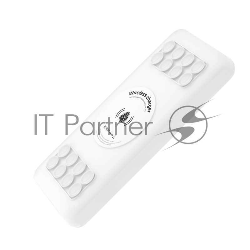 GCR PowerBank на 10000mAh беспроводная зарядка Qi с креплением 15W + QC 3.0 + PD 18W, белый, GCR-54774