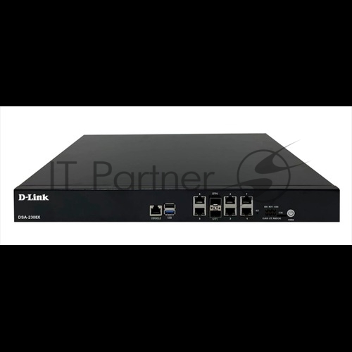 Маршрутизатор D-Link Service Router, 6x1000Base-T, 2x10GBase-X SFP+, 2xUSB ports, RJ45 Console
