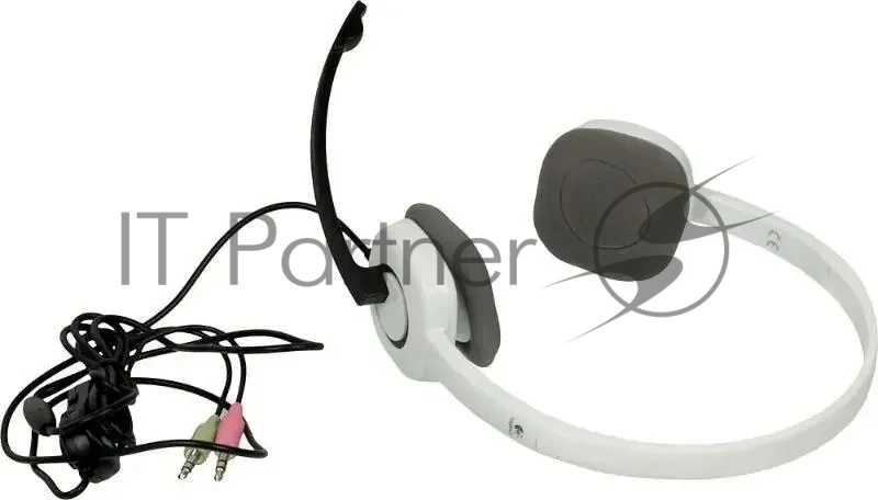 Наушники с микрофоном Logitech H150 белый/черный 1.8м накладные оголовье (981-000453)