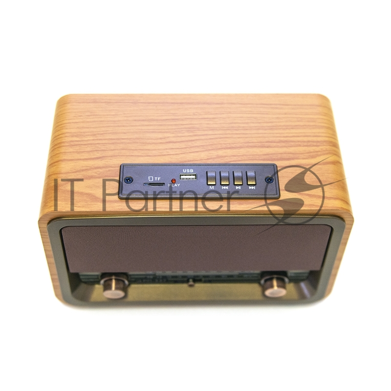 Радиоприемник БЗРП РП-337, УКВ 88-108МГц,СВ,КВ, корпус МДФ,220V, DC6В, акб 1200мАч,BT/USB/microSD