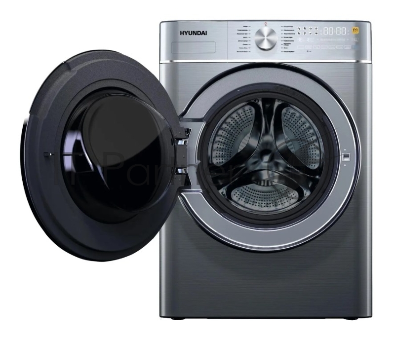 Стиральная машина Hyundai WME9413 кл.:A++ фронт. макс.:10кг темно-серебристый
