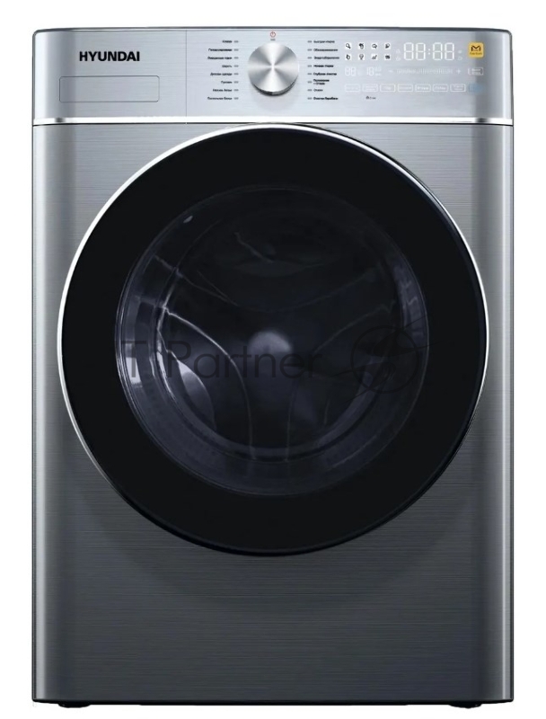 Стиральная машина Hyundai WME9413 кл.:A++ фронт. макс.:10кг темно-серебристый