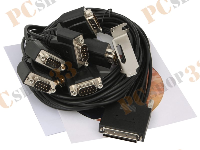 Контроллер COM (8 внешн. 9pin) STLab I-530 (PCI-E x1)